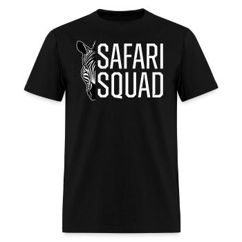 Safari Squad - African Safari Adenventures - Men's T-Shirt - black - Front - Jose (178cm)
