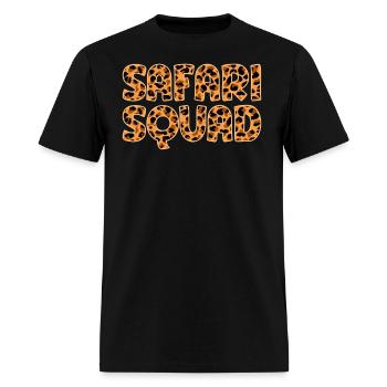 Safari Squad - African Safari Adenventures - Men's T-Shirt - black - Front - Jose (178cm)