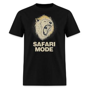 Safari Mode - African Safari Adenventures - Men's T-Shirt - black - Front - Jose (178cm)