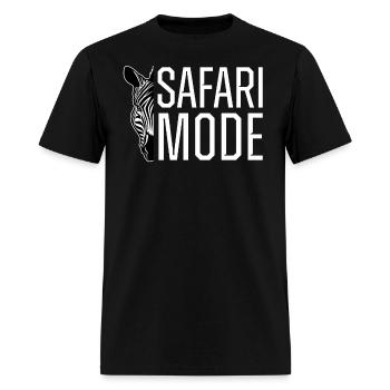 Safari Mode - African Safari Adenventures - Men's T-Shirt - black - Front - Jose (178cm)