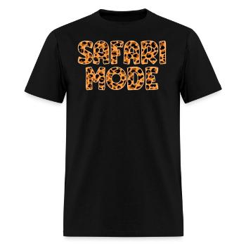 Safari Mode - African Safari Adenventures - Men's T-Shirt - black - Front - Jose (178cm)