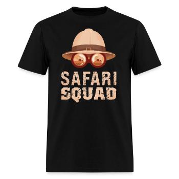 Safari Mode - African Safari Adenventures - Men's T-Shirt - black - Front - Jose (178cm)
