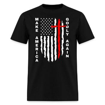 Make America Godly Again Christianity Symbol - Men's T-Shirt - black - Front - Jose (178cm)