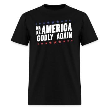 Make America Godly Again Christianity Symbol - Men's T-Shirt - black - Front - Jose (178cm)