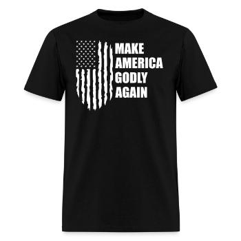 Make America Godly Again Christianity Symbol - Men's T-Shirt - black - Front - Jose (178cm)