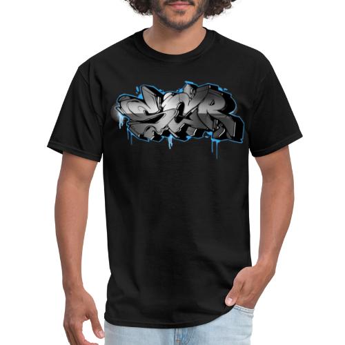SCR GRAFFITI T-SHIRT GREY/BLUE - Men's T-Shirt