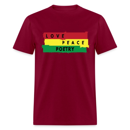 love peace poetry - Men's T-Shirt