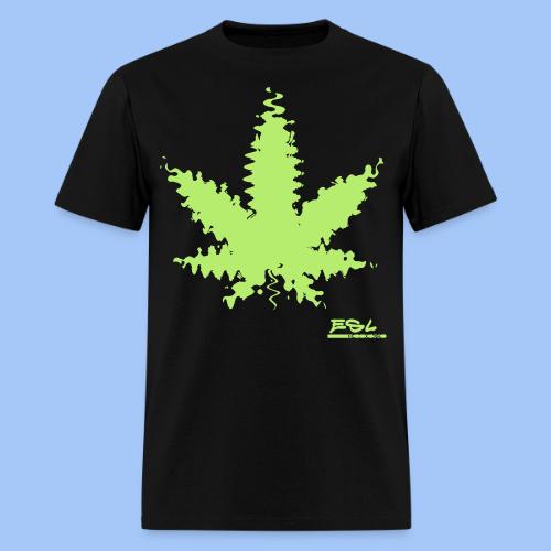 leaf inkblot - Men's T-Shirt
