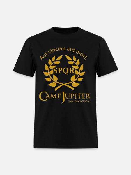 Camp Jupiter Roman Demigods Tee Olympian Percy Jac - Men's T-Shirt - black