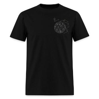 Hallowed Soulscape-Classic Designe - Men's T-Shirt - black - Front - Jose (178cm)