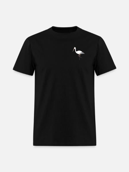 stork prince - Men's T-Shirt - black