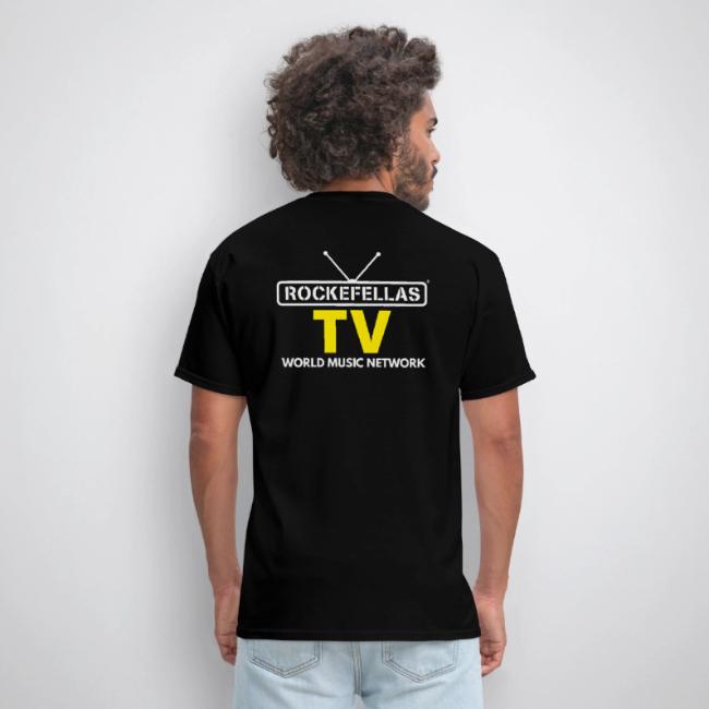 Rockefellas TV Outlined Logo Tee