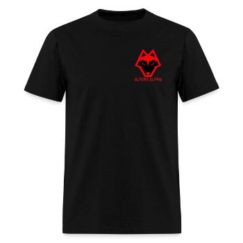 ALTERS ALPHA - Men's T-Shirt - black - Front - Jose (178cm)