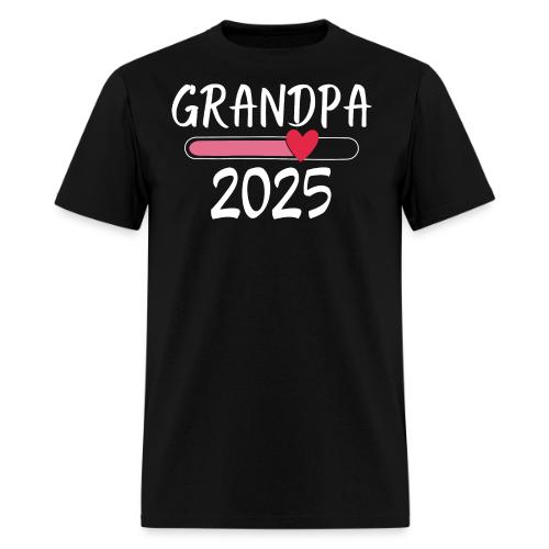 Grandpa Loading 2025 - Loading bar and heart - Men's T-Shirt
