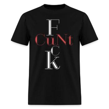 Vulgar Fuck - Men's T-Shirt - black - Front - Jose (178cm)