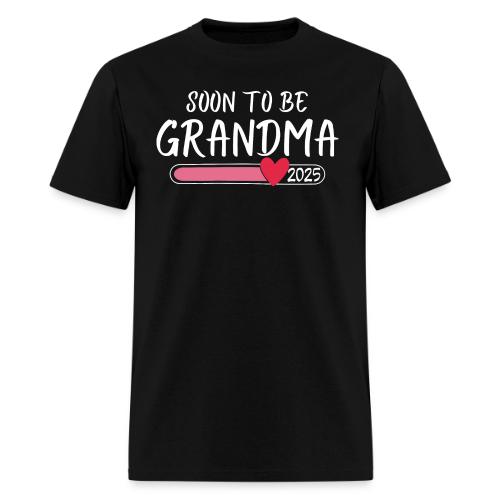 Soon to Be Grandma 2025 - loading bar with heart - Men's T-Shirt