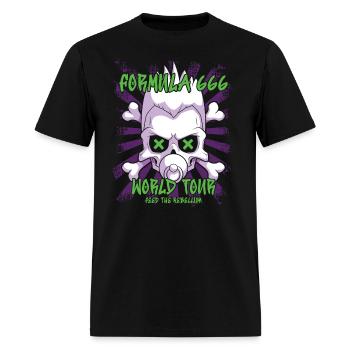 Formula 666 Punk Rock T Shirt - Men's T-Shirt - black - Front - Jose (178cm)