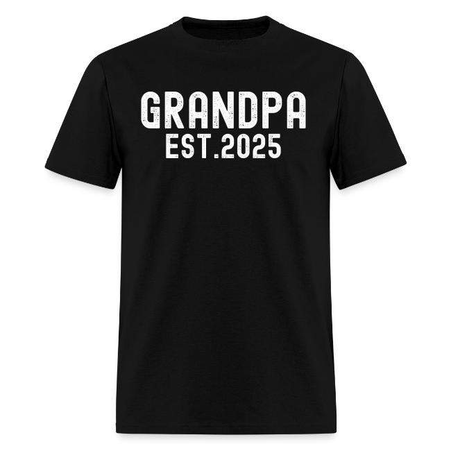 Grandpa Est 2025 distressed font