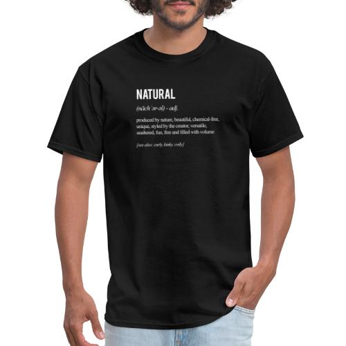 Natural Hair Definition - white - Men's T-Shirt