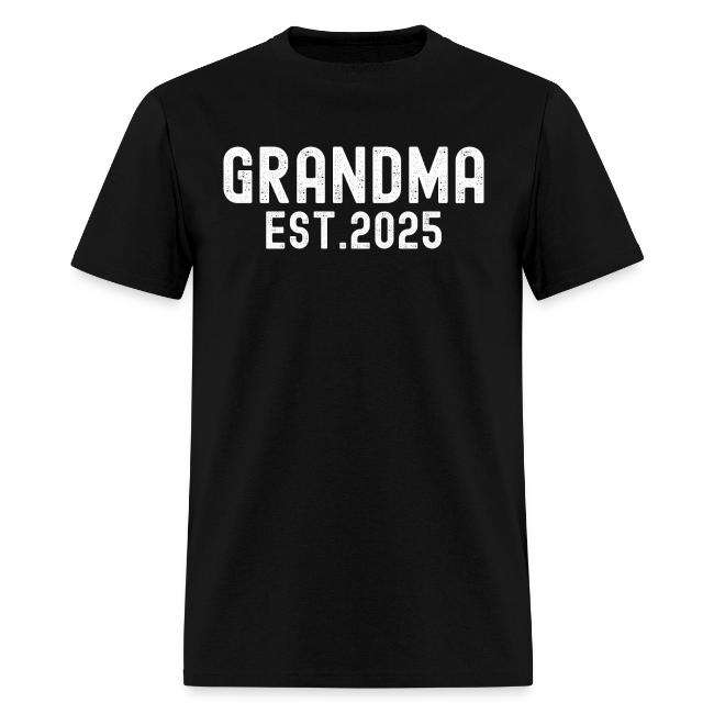 Grandma Est 2025 distressed font