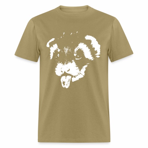 Sweet Cheeky Nimble Pet Head Stick Out Tongue Gift - Men's T-Shirt