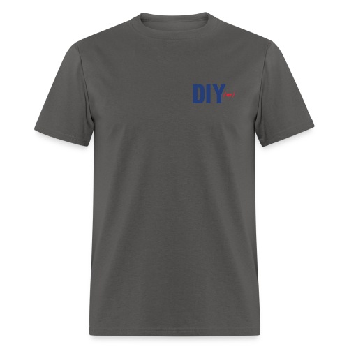 DIYer Blue Logo Tee (Dark) - Men's T-Shirt