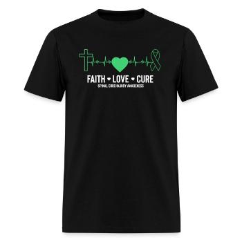 Hilarious Spinal Cord Injury Awareness Sickness - Men's T-Shirt - black - Front - Jose (178cm)
