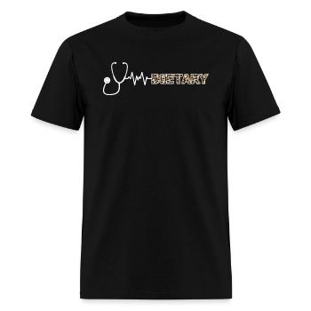 Humorous Dietary Nutrient Dietician Nourishing - Men's T-Shirt - black - Front - Jose (178cm)