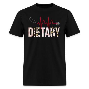 Humorous Dietary Nutrient Dietician Nourishing - Men's T-Shirt - black - Front - Jose (178cm)