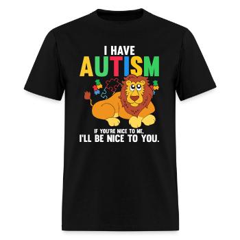 Humorous Disorders Sympathy Autism Awareness - Men's T-Shirt - black - Front - Jose (178cm)