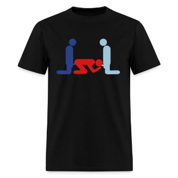 Sex - Threesome - Men's T-Shirt - black - Front - Jose (178cm)