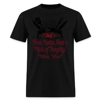 wink - Men's T-Shirt - black - Front - Jose (178cm)
