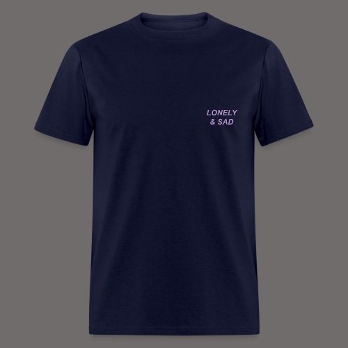 Purple/Black Italic - Men's T-Shirt