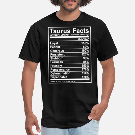 Taurus - Taurus - taurus facts t shirt' Men's T-Shirt | Spreadshirt