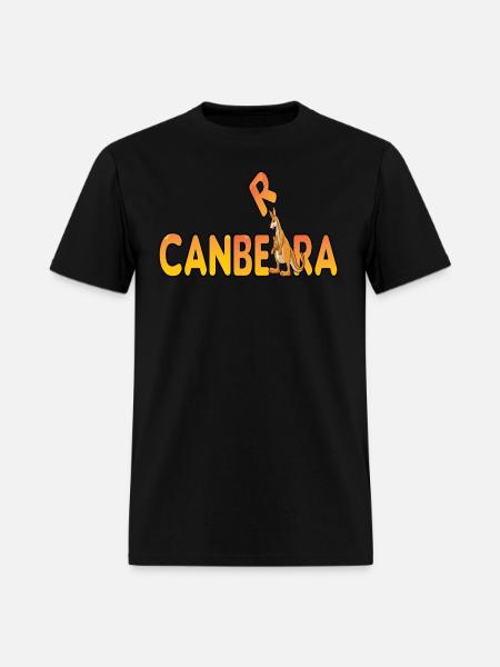 Canberra australian kangaroo city - Men's T-Shirt - black