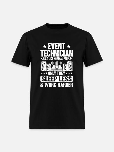 Event Technician Event Technology - Men's T-Shirt - black