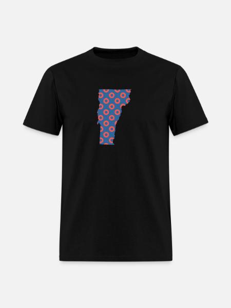 Phish Fishman Donut Vermont Phanart - Men's T-Shirt - black