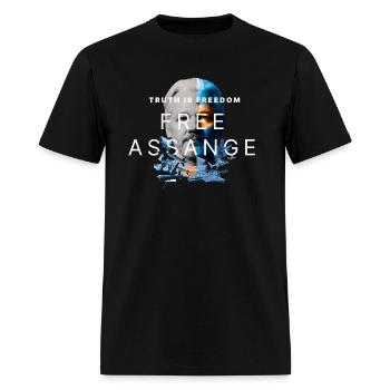 Truth is Freedom - Men's T-Shirt - black - Front - Jose (178cm)