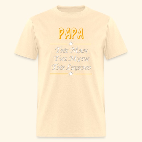 Papa the man the myth the legend - Men's T-Shirt