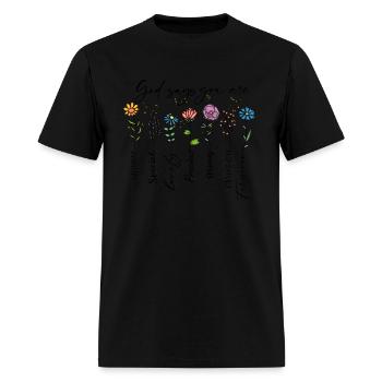 God Says You Are | Unique Strong Precious Special - Men's T-Shirt - black - Front - Jose (178cm)