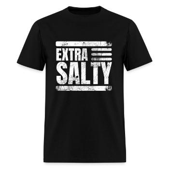 Extra Salty - Men's T-Shirt - black - Front - Jose (178cm)