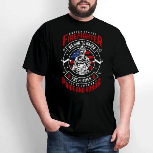 United States Firefighter - Men's T-Shirt