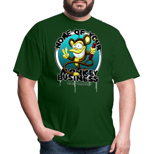 no monkey busin - Men's T-Shirt