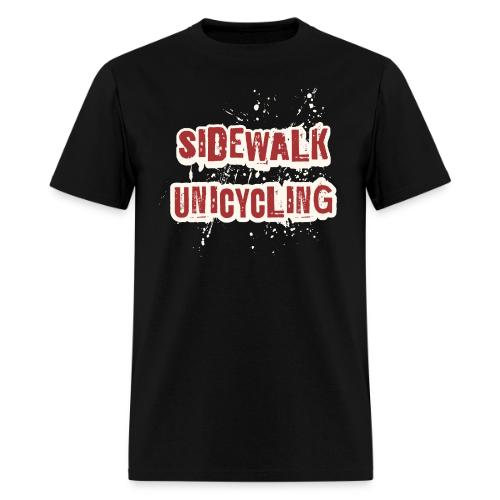 SIDEWALK UNICYCLING - Men's T-Shirt