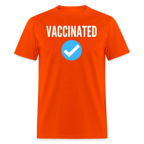 Vaccinated Check - Men's T-Shirt