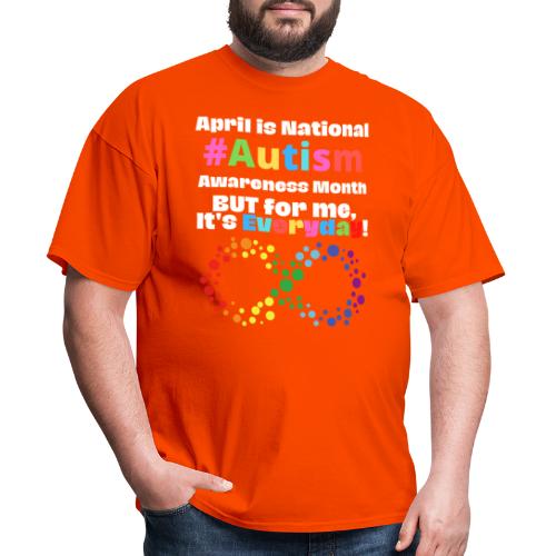 April is National Autism Awareness Month Support G - Men's T-Shirt