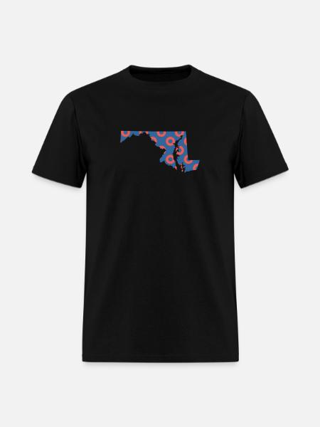 Phish Fishman Donut Maryland Phanart - Men's T-Shirt - black
