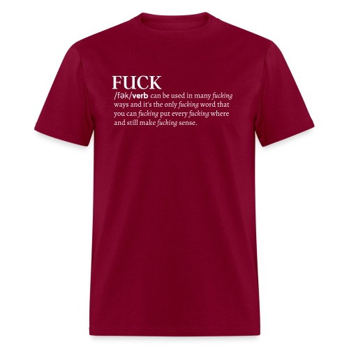 FUCK definition - Men's T-Shirt