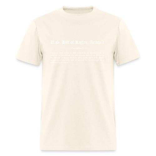 U.S. Bill of Rights - Article 1 - Men's T-Shirt