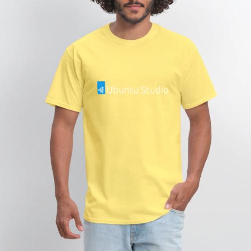 Ubuntu Studio Logo 2022 - White - Men's T-Shirt